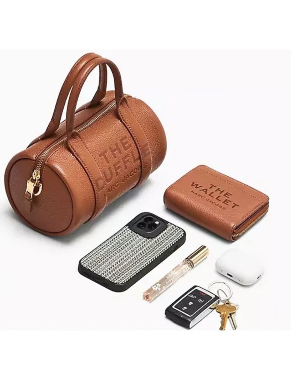 Marc Jacobs Women's The Mini Duffle Bag Argan Oil Brown OS